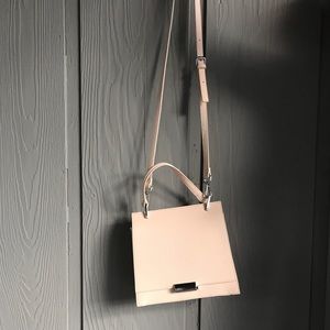Zara Faux Leather Light Pink Crossbody